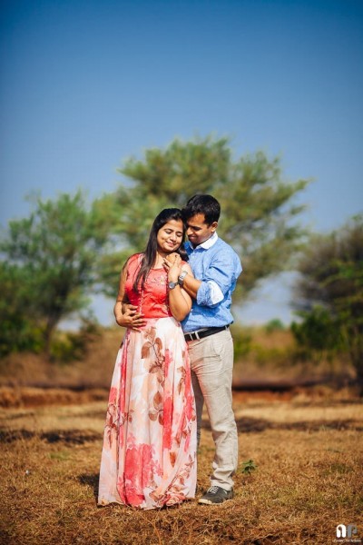 A Prewedding Couple portrait shoot at Hesaraghatta Bangalore