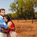 A Prewedding Couple portrait shoot at Hesaraghatta Bangalore